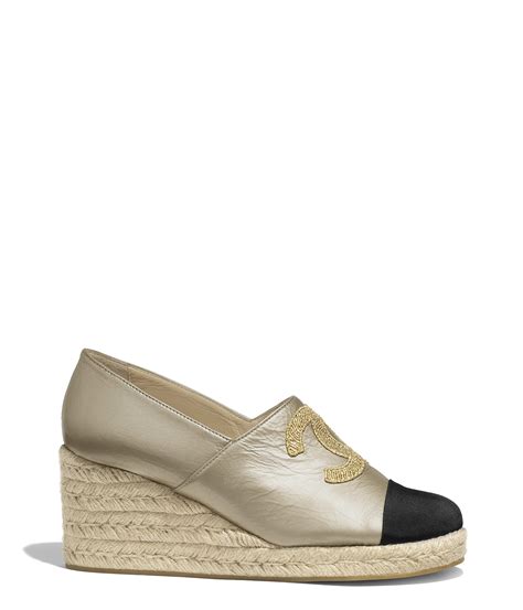 saks chanel espadrilles|chanel espadrilles heels.